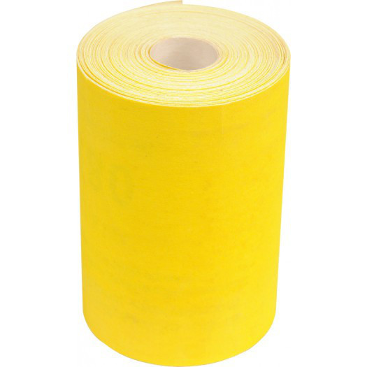 Нажд.бумага жёлт.в рулоне 115мм*50м  Р80 "Yato"