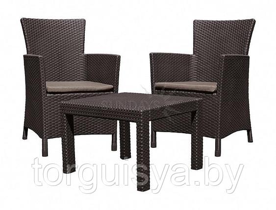 Набор мебели (2 кресла, столик) ROSARIO BALCONY, графит, фото 2