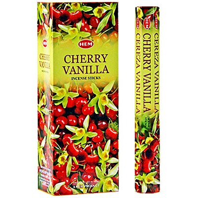 Благовония Вишня Ваниль (HEM Cherry Vanilla), 20шт чувственный и тонизирующий аромат - фото 1 - id-p75859622