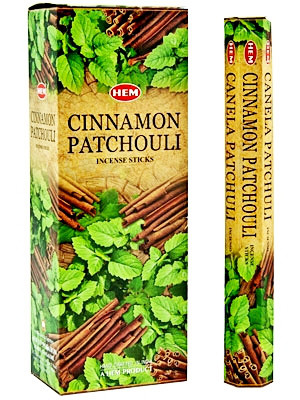 Благовония Корица Пачули (HEM Cinnamon Patchouli), 20шт – мощный афродизиак