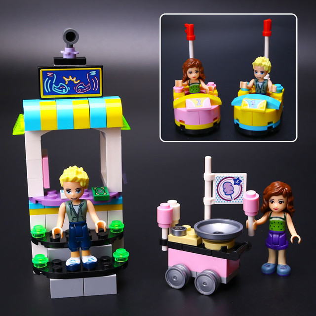 Конструктор Lepin 01009 Girls Club Парк развлечений: Автодром (аналог Lego Friends 41133) 424 детали - фото 4 - id-p75883049