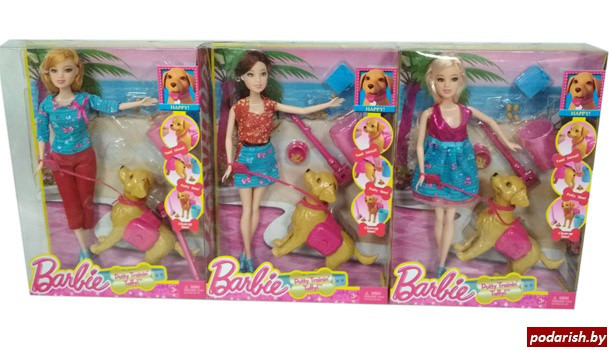 Кукла Barbie с собакой и аксессуарами - фото 1 - id-p75893258