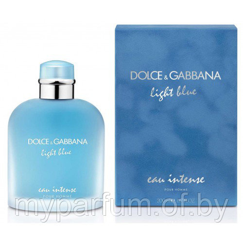 Мужская парфюмированная вода Dolce Gabbana Light Blue Eau Intense Pour Homme edp 100ml