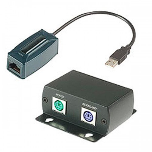 Удлинитель пассивный для передачи сигналов клавиатуры и мыши KM02 - фото 1 - id-p75882109