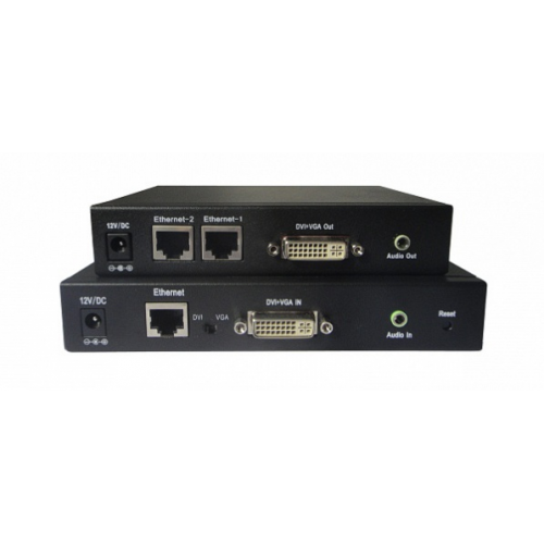 TLN-VDi+RLN-VDi - Комплект (кодер-декодер) для передачи VGA / DVI/ Аудио по сети Ethernet