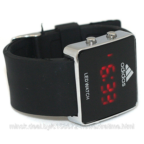 Часы светодиодные Adidas LED 0113: продажа, цена в Минске. Наручные и  карманные часы от "NewExtraTime" - 3558959