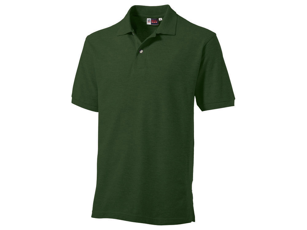 Рубашка поло Boston мужская, бутылочный зеленый - фото 1 - id-p72055598