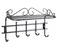 Вешалка Sheffilton Грация 2/5 (черный/черный) (заказ от 2 шт)