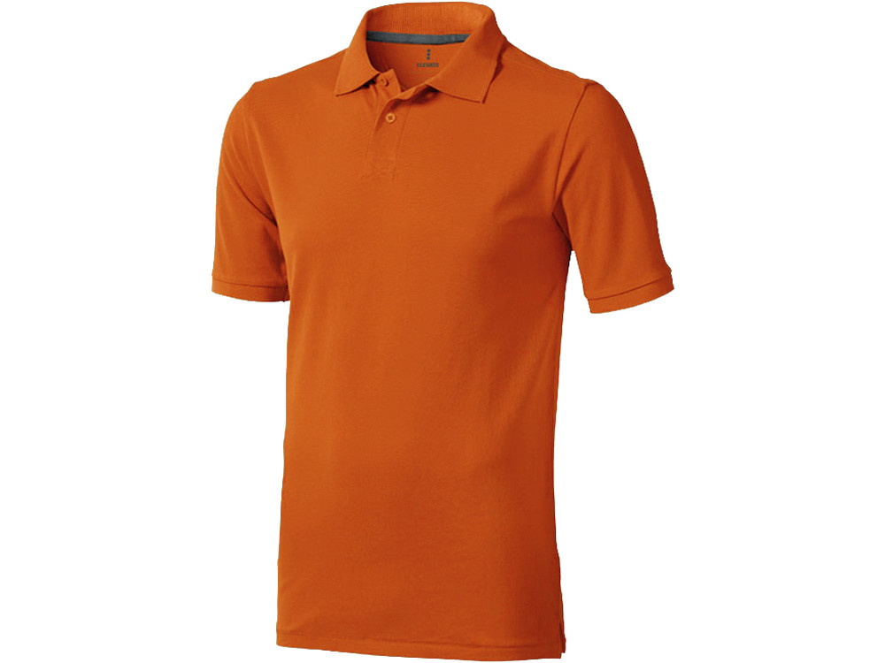 Calgary мужская футболка-поло с коротким рукавом, оранжевый - фото 9 - id-p72075093