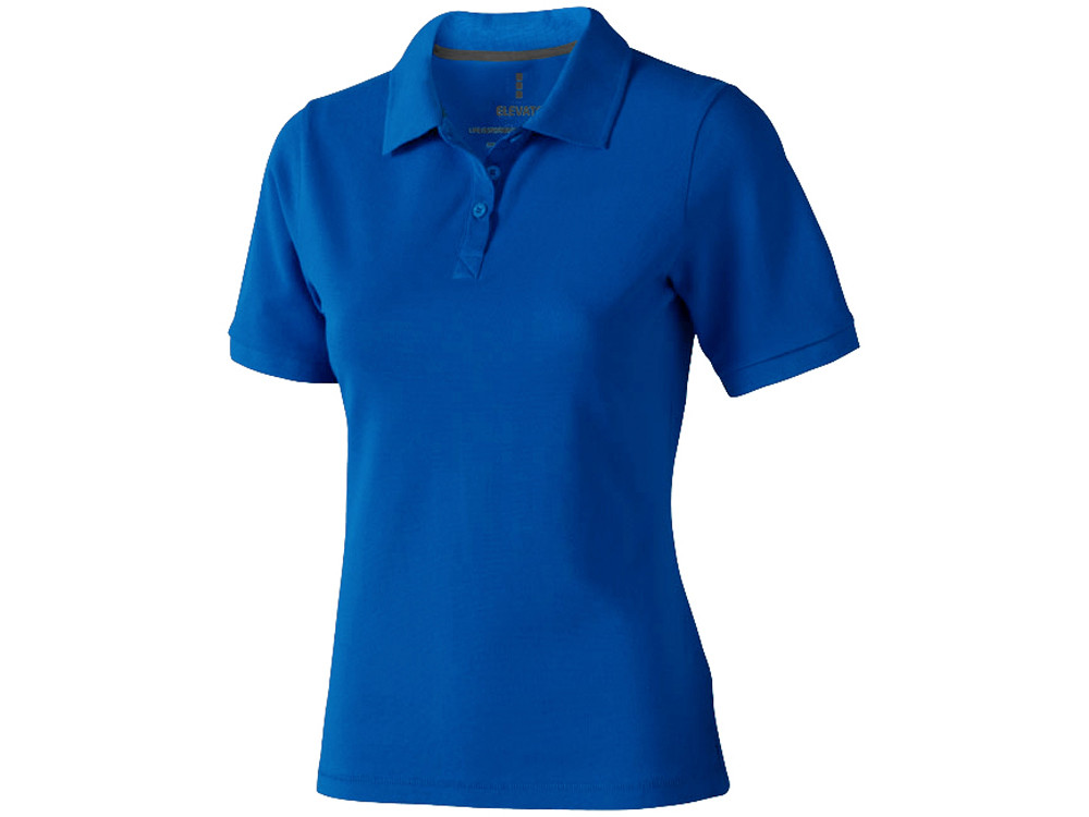 Calgary женская футболка-поло с коротким рукавом, синий - фото 1 - id-p72075504