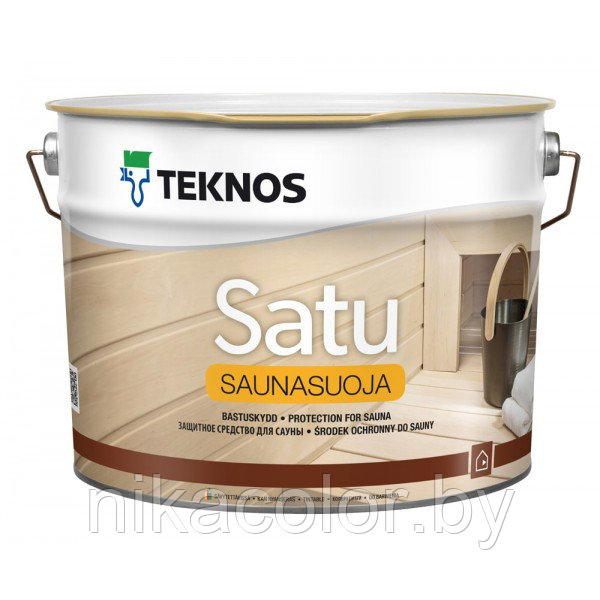 Пропитка  для дерева Teknos SATU SAUNASUOJA 2.7л 