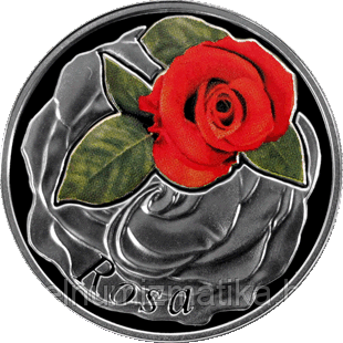 Роза (Rosa). Серебро 10 рублей. 2013