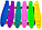 Скейтборд, пенниборд СВЕТЯЩИЕСЯ колеса, пенниборд для начинающих Penny Board  56,5 см, арт 350-2, фото 2