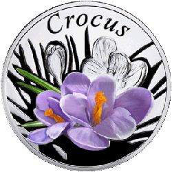 Крокус (Crocus), 10 рублей 2013, Серебро