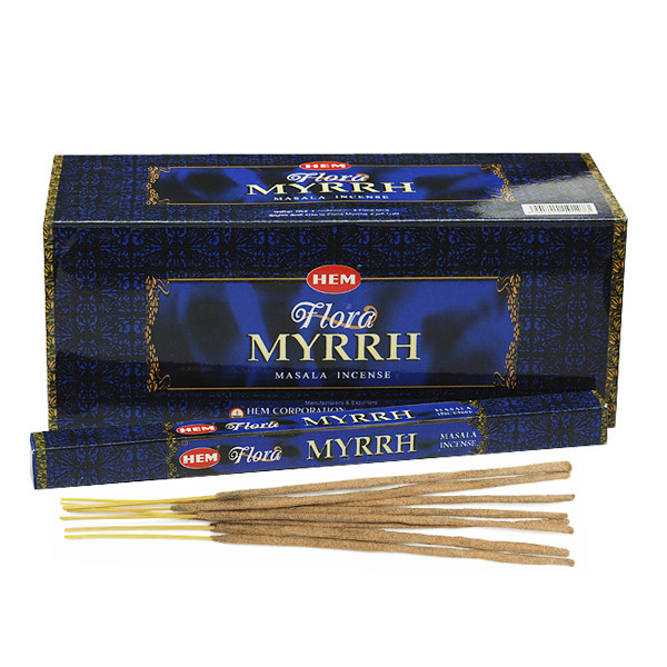 Благовония Мирра "Flora" Myrrh, пыльца, 8 шт
