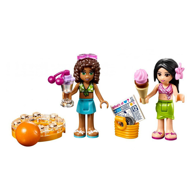 Конструктор Lele 37029 The Girl Летний бассейн (аналог Lego Friends 41313) 592 детали - фото 3 - id-p75915487