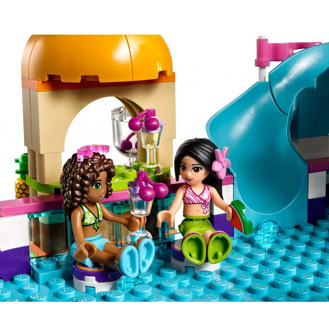 Конструктор Lele 37029 The Girl Летний бассейн (аналог Lego Friends 41313) 592 детали - фото 7 - id-p75915487