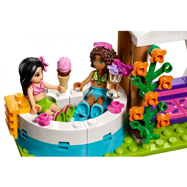 Конструктор Lele 37029 The Girl Летний бассейн (аналог Lego Friends 41313) 592 детали - фото 8 - id-p75915487