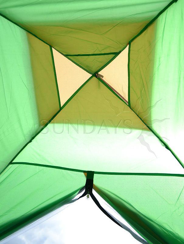 Палатка Sundays GC-TT003 (зеленый/желтый) - фото 4 - id-p75955077