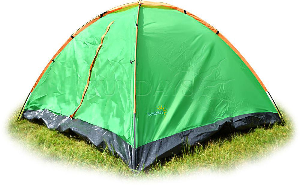 Палатка Sundays GC-TT003 (зеленый/желтый) - фото 1 - id-p75955077