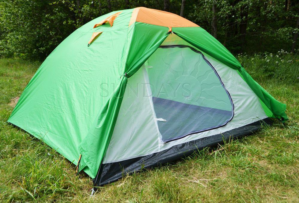 Палатка Sundays GC-TT007 (зеленый/желтый) - фото 3 - id-p75955087
