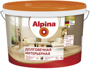 Краска Alpina Долговечная интерьерная 10 л., фото 2