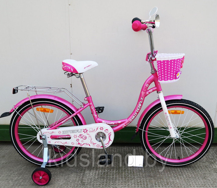 Детский велосипед Favorit Butterfly 18" розовый - фото 2 - id-p75977365