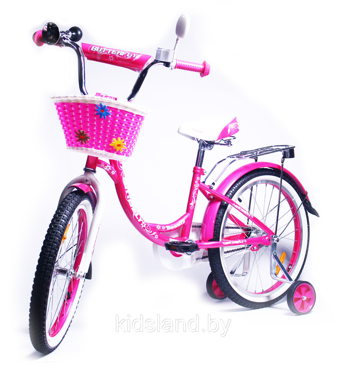 Детский велосипед Favorit Butterfly 18" розовый - фото 4 - id-p75977365