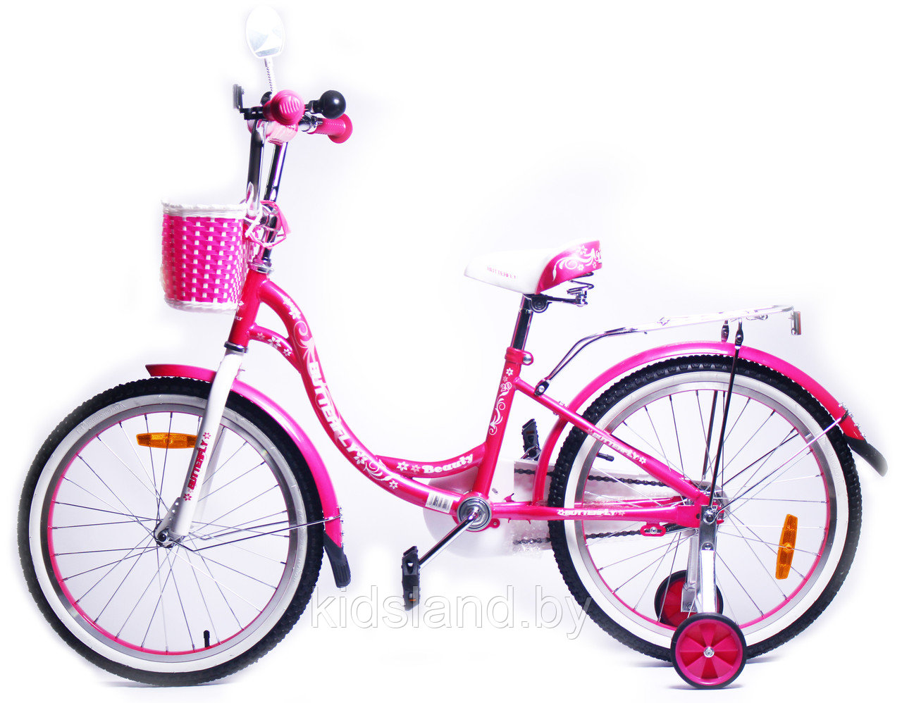Детский велосипед Favorit Butterfly 18" розовый - фото 3 - id-p75977365