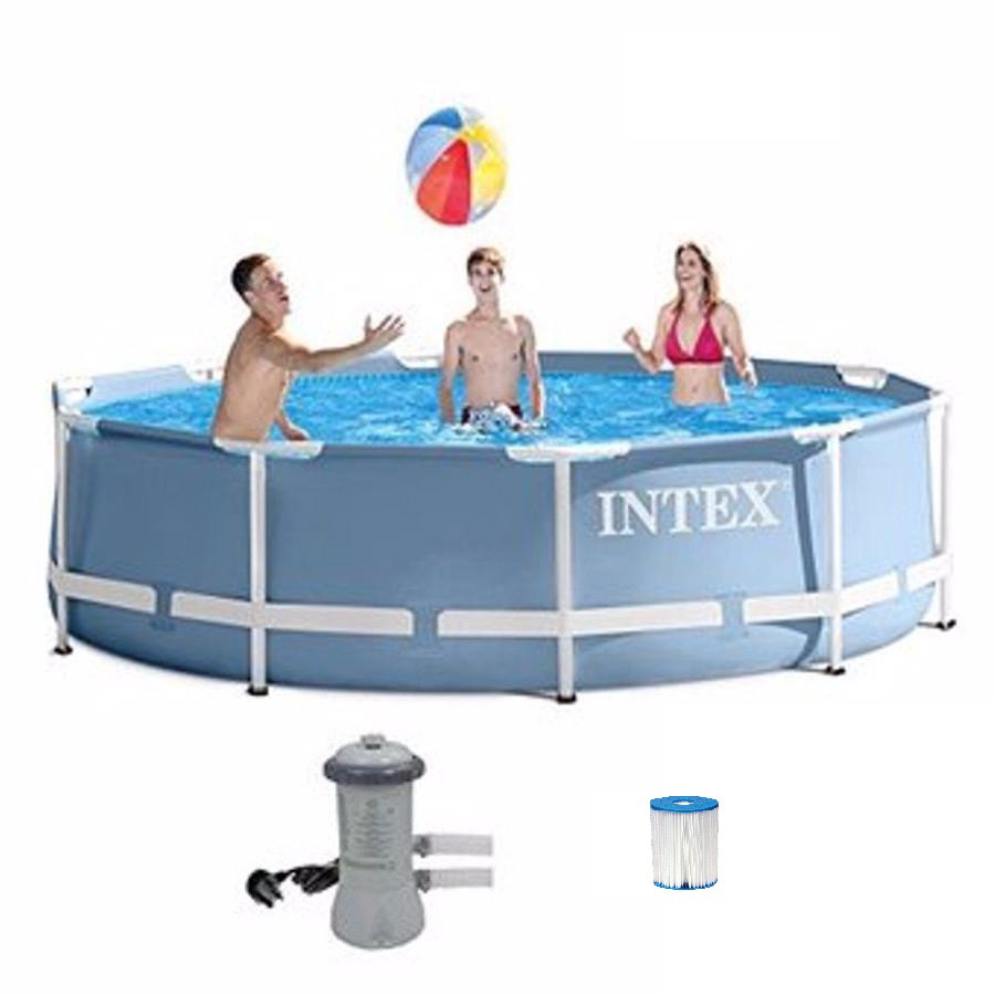 Каркасный бассейн Intex 305 x 76см с фильтр-насосом 1250 л/ч, арт. 26702 - фото 5 - id-p76017406