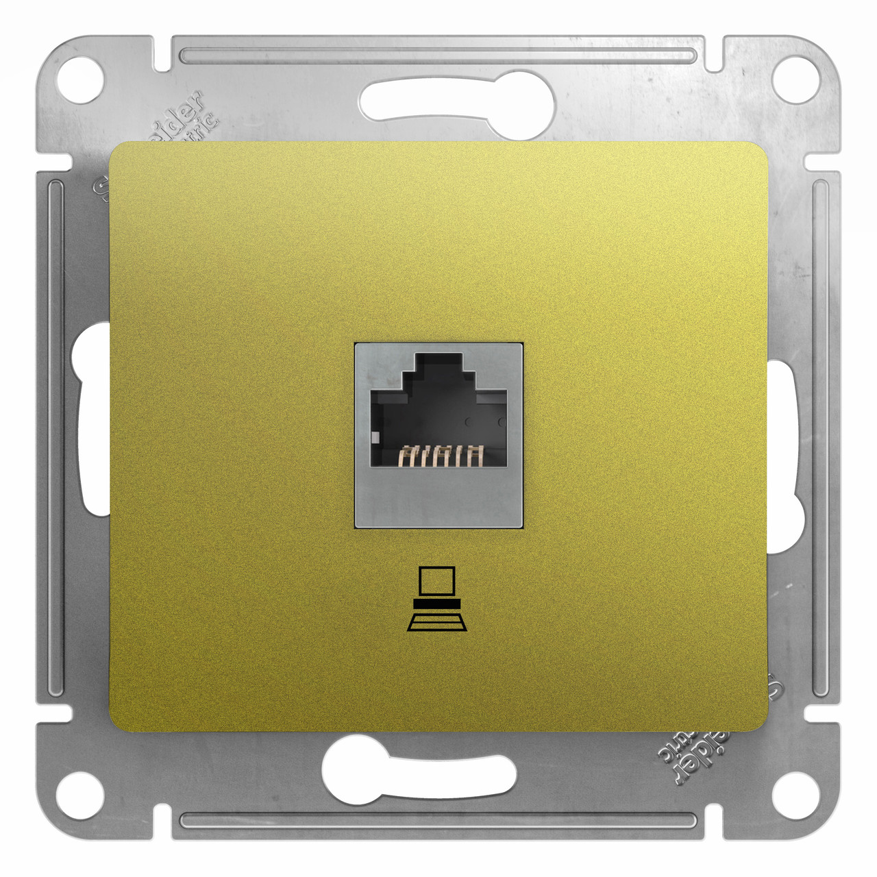 Купить Розетка компьютерная RJ45 кат.5E, ФИСТАШКОВЫЙ Schneider Electric ...