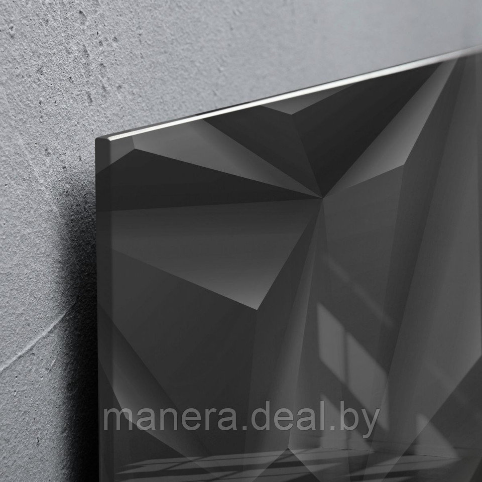 Доска стеклянная 'Черный Бриллиант' 48*48 см - фото 1 - id-p76031094