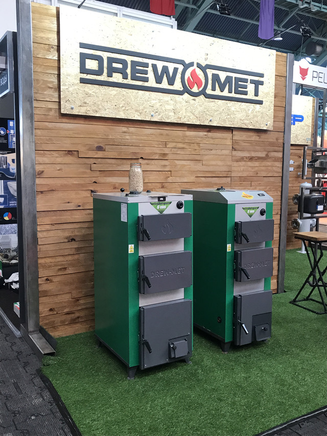 DREW-MET твердотопливные котлы были представлены на выставке Вода и Тепло 2018 в Минске