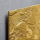 Доска стеклянная магнитно-маркерная 48х48см "Золото"