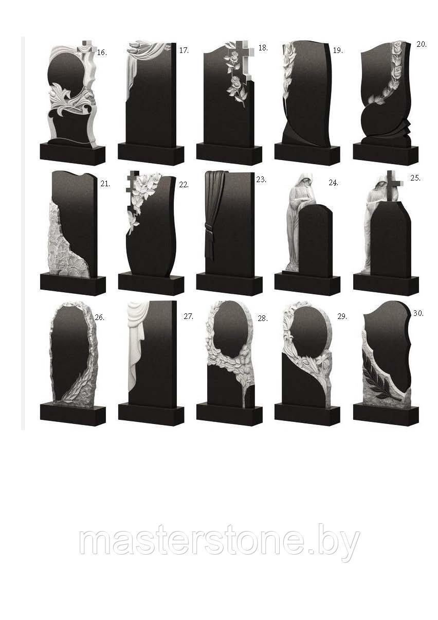 Каталог вертикальных одиночных памятников с элементами ручной работы - фото 2 - id-p76038612