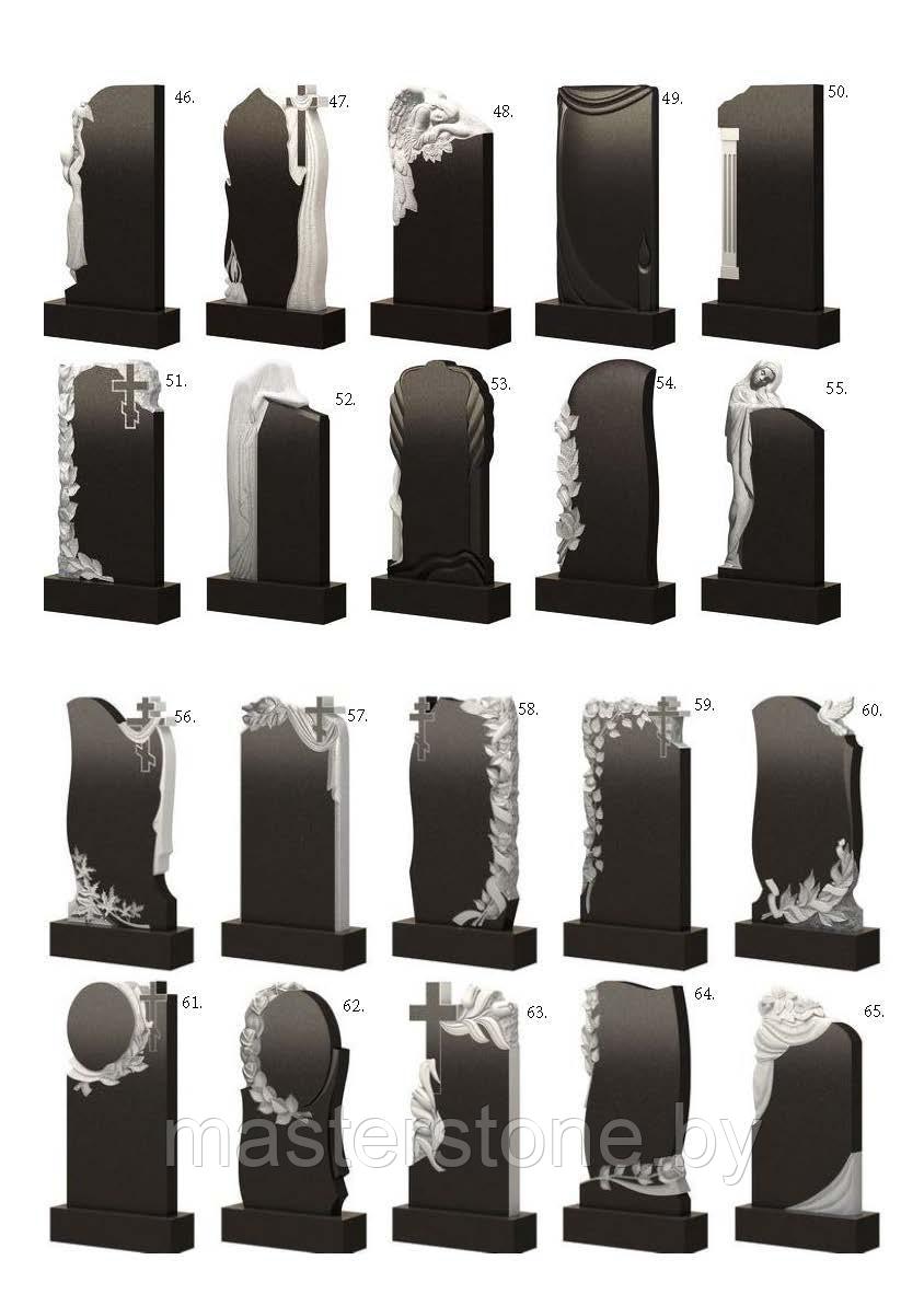 Каталог вертикальных одиночных памятников с элементами ручной работы - фото 4 - id-p76038612