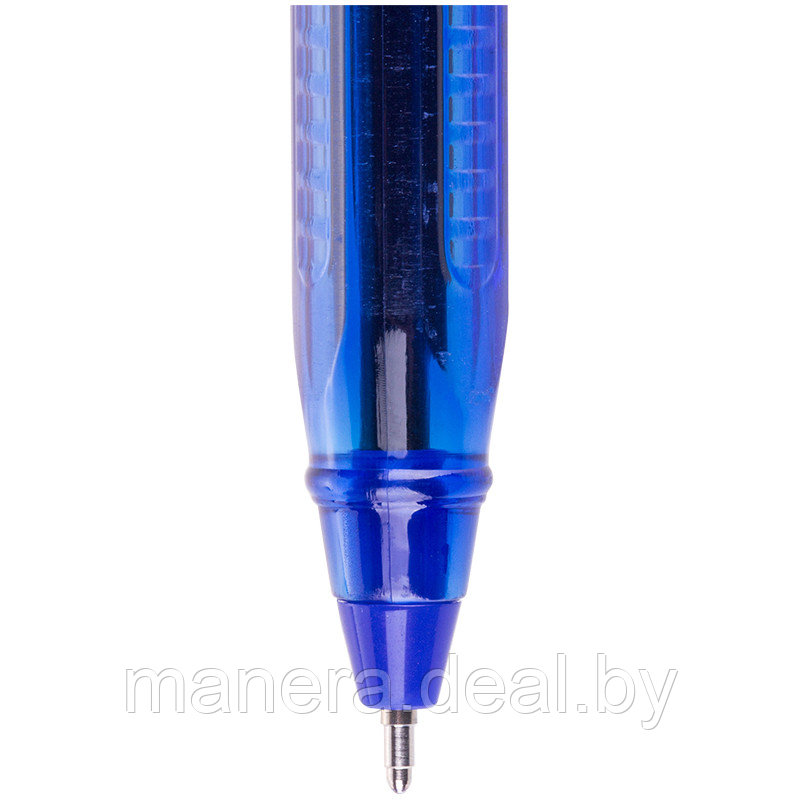 Ручка шариковая Berlingo "Triangle 100T" синяя, 0,7мм, трехгранный корпус, игольчатый стержень - фото 2 - id-p76048305