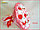 Букет из мягких игрушек с розами, К0715, красный, фото 4
