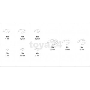 Набор Е-образных стопорных колец YATO 300 предметов - фото 2 - id-p54396804