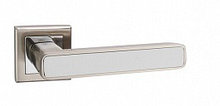 Ручка дверная Парма SN/CP/WH (мат никель/хром/белый)