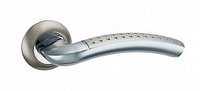 Ручка дверная Рим SN/CP (мат никель/хром) 76272732 Ручка дверная Рим SN/CP (мат никель/хром)