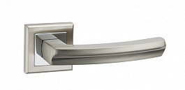 Ручка дверная Виола AL E8 SN/PC (мат.никель/хром)