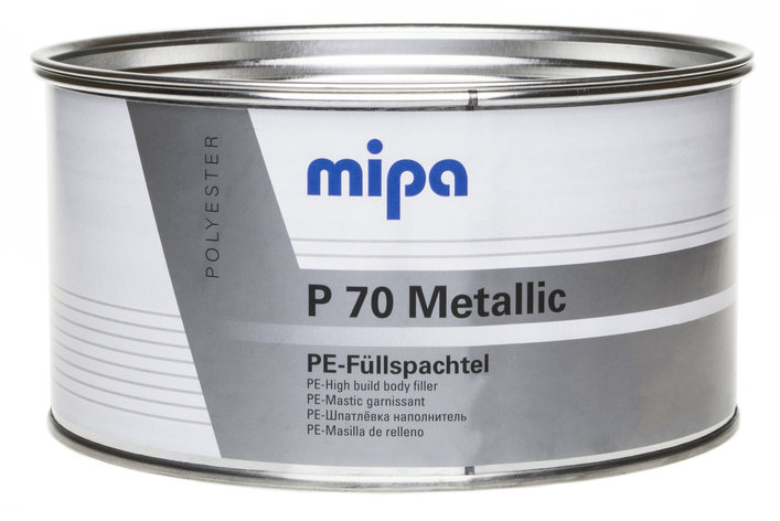 MIPA 288510000 P 70 Metallic PE-Fullspachtel Шпатлевка-наполнитель 1кг, фото 2