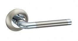 Ручка дверная Данте SN/CP (мат никель/хром)