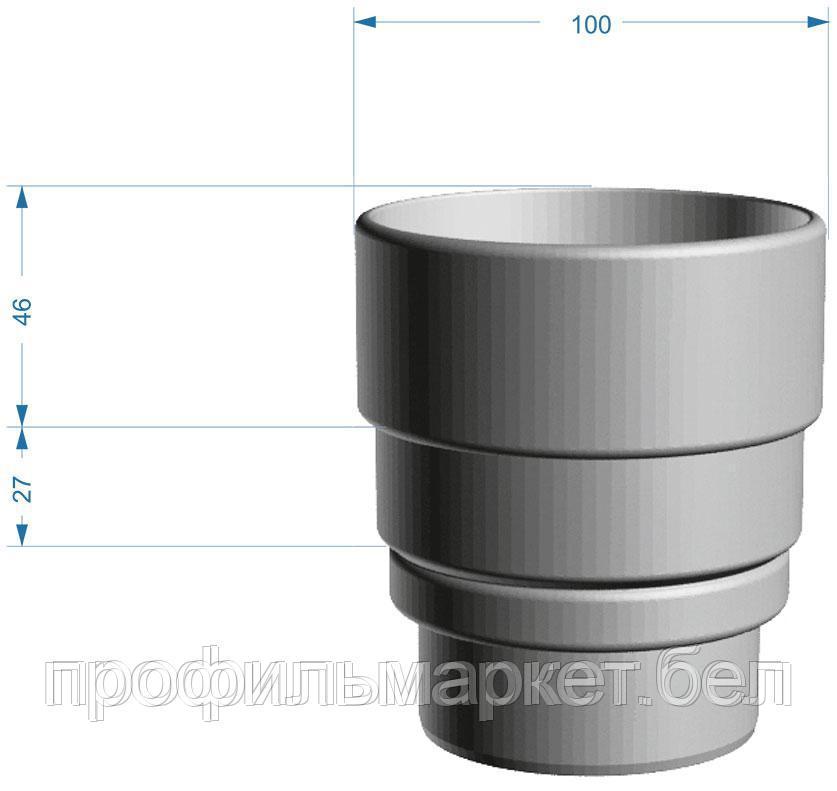 Standard Переходник водосточной системы Döcke  Lux (шоколад)