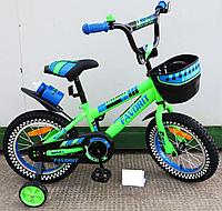 Детский велосипед Favorit 20" (6-9 лет) с ручным тормозом Зеленый