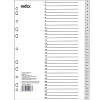 Разделитель пластиковый INDEX 31 день