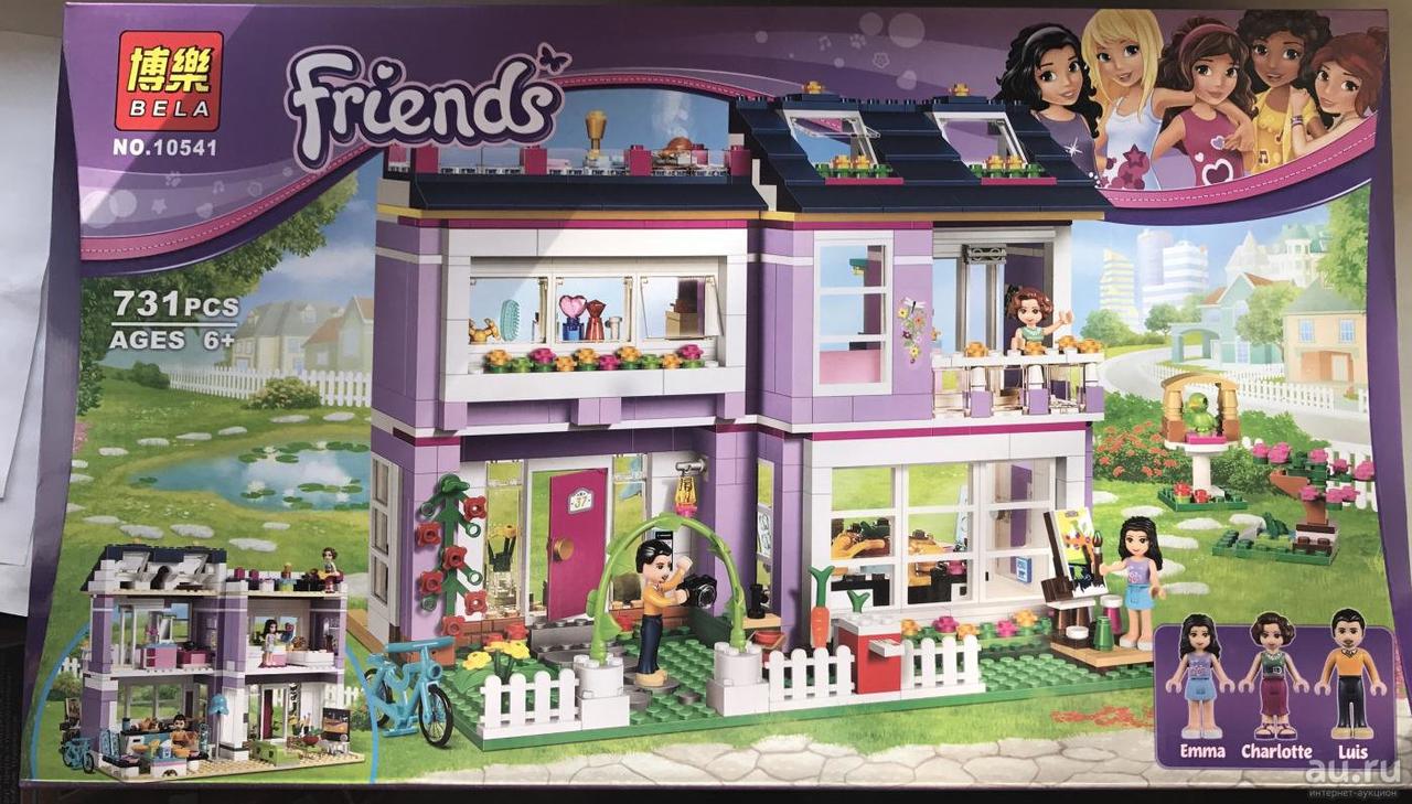 Детский конструктор Bela friends арт. 10541 "Дом Эммы", аналог Лего (LEGO) Френдс 41095 - фото 3 - id-p76349821