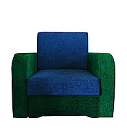 Кресло-кровать "Рия" зелено-голубое