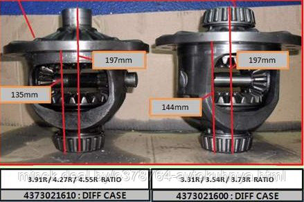 Блок дифференциала, № 4373021600 - фото 1 - id-p39559375